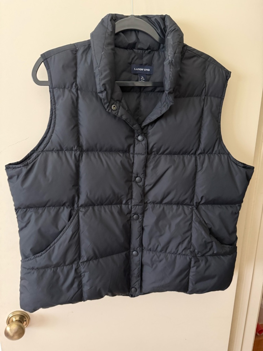 Lands' End Quilted Down Puffer Vest